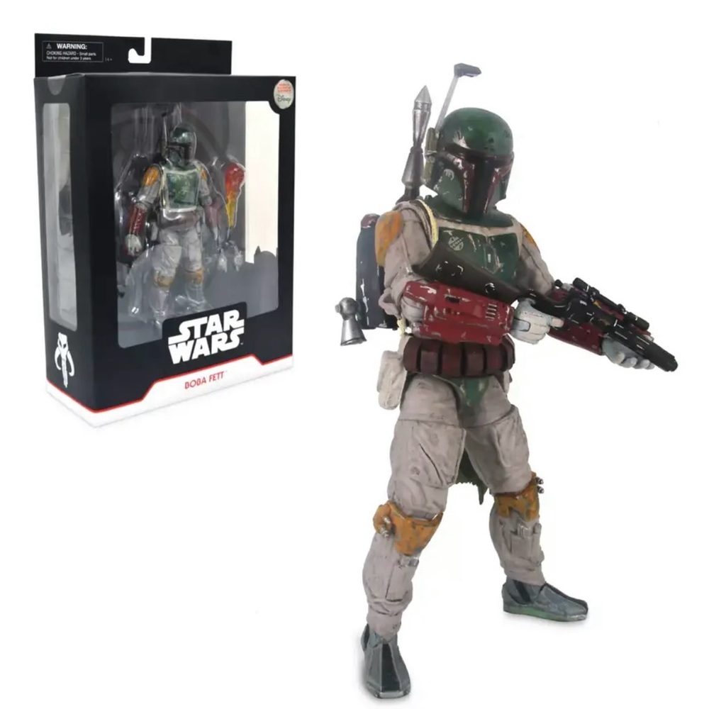 NIB Disney Exclusive Star Wars Boba Fett Deluxe 7” Figure Diamond Select